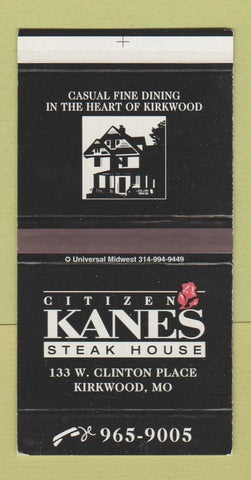 Matchbox - Kane's Steak House Kirkwood MO