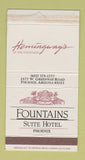 Matchbox - Fountains Suite Hotel Phoenix AZ Hemingway's