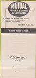 Matchbook Cover - Mutual Federal Savings Sidney OH 30 Strike