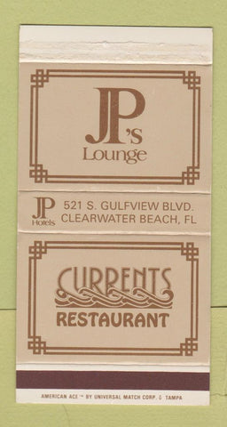Matchbox - Currents Restaurant JP Hotels Clearwater Beach FL