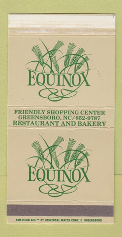 Matchbox - Equinox Restaurant Greensboro NC