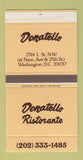 Matchbox - Donatello Ristorante Washington DC