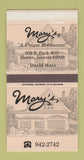 Matchbox - Mary's Restaurant Herrin IL David Hays