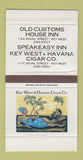 Matchbox - Key West Cigar Company FL Tobacco Old Customs House Inn