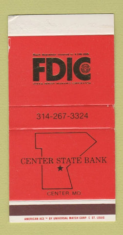 Matchbox - Center State Bank Center MO