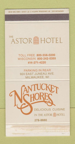 Matchbox - Nantucket Shores Restaurant Astor Hotel Milwaukee WI