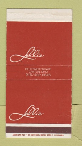 Matchbox - Lollie's REStaurant Canton OH WEAR
