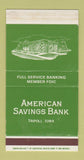 Matchbox - American Savings Bank Tripoli IA