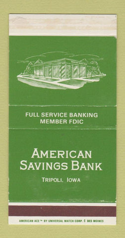 Matchbox - American Savings Bank Tripoli IA
