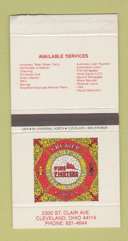 Matchbox - Greater Fire Fighters Credit Union Cleveland OH