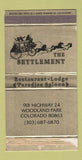 Matchbox - Settlement Restaurant Woodland Park Colorado WEAR