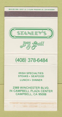 Matchbox - Stanley's Bar Grill Campbell CA