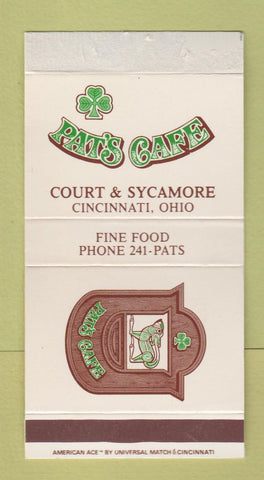 Matchbox - Pat's Cafe Cincinnati OH
