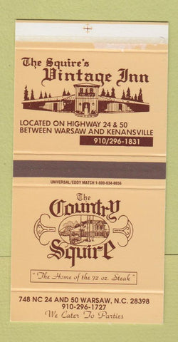 Matchbox - Squire's Vintage Inn Warsaw IN