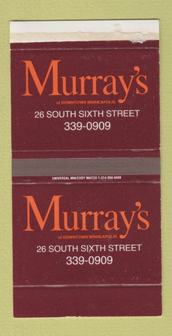 Matchbox - Murray's Restaurant Minneapolis MN