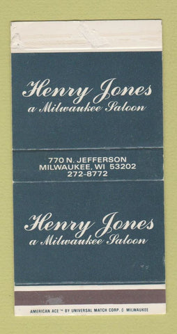 Matchbox - Henry Jones Milwaukee WI Saloon