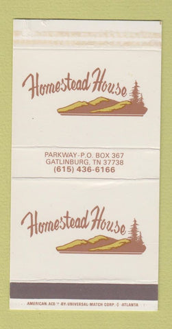 Matchbox - Homestead House Gatlinburg TN