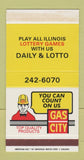 Matchbox - Gas City oil gas Lottery IL Illinois