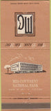 Matchbook Cover - Mid Continent National Bank Kansas City? 30 Strike