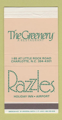 Matchbox - Greenery Restaurant Charlotte NC Razzles Holiday Inn