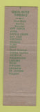Matchbook Cover - Consolidated Freight Trucking