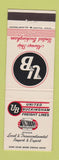 Matchbook Cover - United Buckingham Freight Lines Trucking