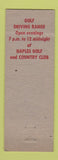 Matchbook Cover - Naples Golf and Country Club Naples ME