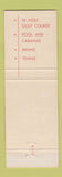 Matchbook Cover - Ojai Valley Inn Country Club CA