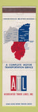Matchbook Cover - Associated Truck Lines Trucking WEAR