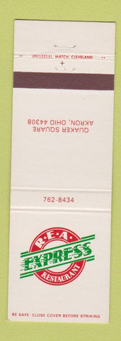 Matchbook Cover - REA Express Restaurant Akron OH