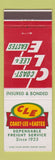 Matchbook Cover - CLE Trucking Coast Lee & Eastes