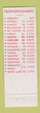 Matchbook Cover - CLE Trucking Coast Lee & Eastes