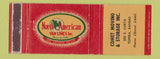 Matchbook Cover - North American Van Lines Comet Moving trucking Topeka KS WEAR