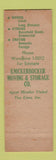 Matchbook Cover - Knickerbocker Moving Storage Trucking Cleveland OH