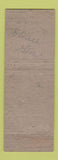 Matchbook Cover - Adams Transfer Storage Trucking Kansas City MO WORN