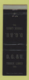 Matchbook Cover - DG&U Truck Lines WEAR