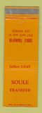 Matchbook Cover - Soule Transfer Trucking Los Angeles CA