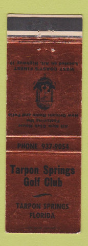 Matchbook Cover - Tarpon Springs Golf Club FL WEAR