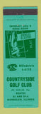 Matchbook Cover - Countryside Golf Club Mundelein IL