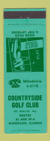 Matchbook Cover - Countryside Golf Club Mundelein IL