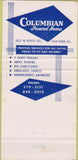 Matchbook Cover - Columbian Funeral Home Oak Park IL WEAR 30 Strike