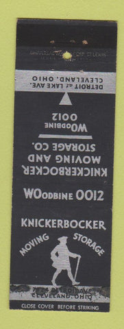 Matchbook Cover - Knickerbocker Moving Storage Trucking Cleveland OH WEAR