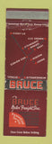 Matchbook Cover - Bruce Motor Freight Trucking Minneapolis MN St Paul WEAR