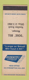 Matchbook Cover - Overnite Express Trucking Hull QC Doug Bell Hamilton ON