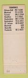 Matchbook Cover - Overnite Express Trucking Hull QC Doug Bell Hamilton ON