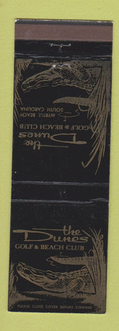 Matchbook Cover - Dunes Golf Beach Club Myrtle Beach SC