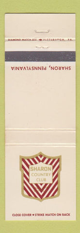 Matchbook Cover - Sharon Country Club PA