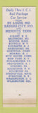 Matchbook Cover - Springmeier Trucking Freight St Louis MO WEAR