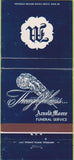 Matchbook Cover - Arnold Moore Funeral Home 30 Strike