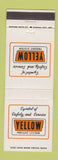 Matchbook Cover - Yellow Freight System Trucking Kansas City MO